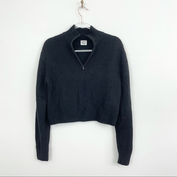 Aritzia Sunday Best Black Sweater - Picture 2 of 6